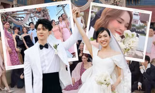Đám cưới Diệu Nhi - Anh Tú: Trấn Thành, Isaac và dàn sao đình đám hội tụ, ai bắt được hoa cưới?