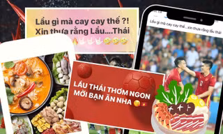 Bóng đá nam vô địch SEA Games 31, netizen Việt có thêm "meme" cho món lẩu Thái chua cay