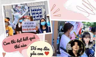 Những bà mẹ "quốc dân" của Gen Z: Cổ vũ con bằng bó hoa dễ thương "siêu cấp vũ trụ"!