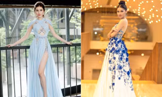 Á hậu Huyền My diện váy xẻ quyến rũ, 'đọ sắc' Thuỳ Dung tại sự kiện
