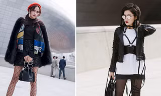 Hotgirl Milan Phạm được các tay máy săn đón ở Seoul Fashion Week