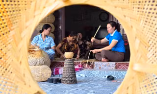 Lập tổ 'mây tre đan' để giữ nghề truyền thống, chị em kiếm thêm thu nhập nuôi gia đình
