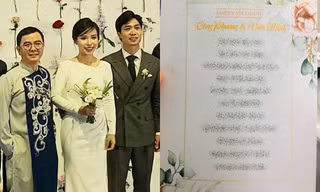 Thực đơn đám cưới Công Phượng: Toàn là “cực phẩm” nhưng dân mạng lại “than” thiếu món này