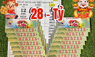 Một công nhân xây dựng trúng giải độc đắc 14 tờ vé số