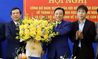 Công bố Ban Giám đốc mới của Sở Khoa học và Công nghệ Phú Thọ sau hợp nhất