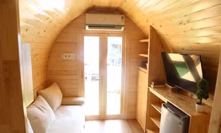 Ngôi nhà chỉ 12m2 có đủ tiện nghi cho 4 người ở thoải mái
