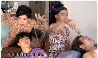Gội đầu dưỡng sinh kiểu TikToker: Càng gội càng bất ổn, khách phải "xả vai" vì cười xỉu