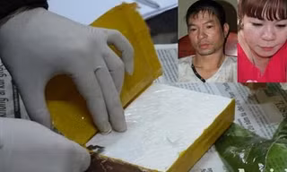 Tân, Quỳnh cùng tang vật thu được (Ảnh: ANTĐ)