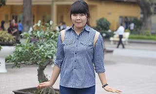 Nguyễn Thị Hồng - nữ nhiếp ảnh trẻ, tác giả bộ ảnh “Đưa em đi khắp học viện” là một cô gái vui tính, đáng yêu 