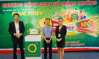 Chương trình bắt đầu quay số từ ngày 3/4 với sự chứng kiến của đại diện khách hàng và Sở Công thương Bình Dương