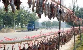 Khô chuột với cách sơ chế khá cầu kỳ