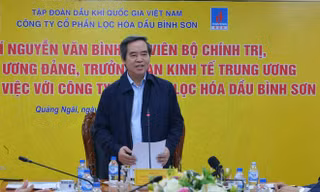 Trưởng Ban Kinh tế Trung ương Nguyễn Văn Bình làm việc tại BSR