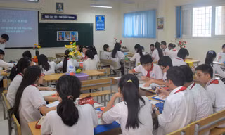 Sĩ số học sinh lớp 6 của nhiều trường dự báo sẽ tăng - Ảnh: Lê Đăng Ngọc 
