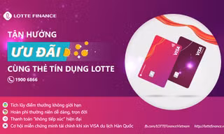 LOTTE Finance ra mắt thẻ tín dụng hoàn phí thường niên trọn đời