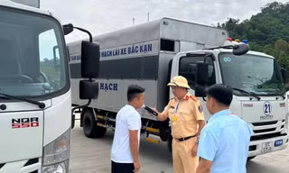 Công an tỉnh Bắc Kạn lần đầu tổ chức thi sát hạch lái xe