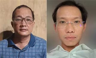 ông Nguyễn Minh Quân và Nguyễn Minh Lợi. Ảnh: CA