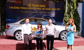 MobiFone trao thưởng 'Xe sang đón Tết'