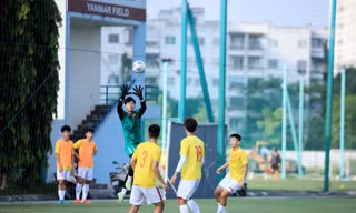 U19 Việt Nam rèn kỹ chiến thuật trước ngày lên đường sang Indonesia 