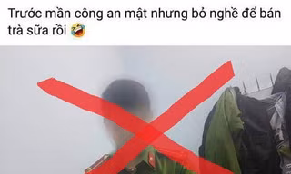 Q. mặc cảnh phục chụp ảnh đăng Facebook để câu like