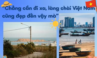 Góc "sống ảo" đầy chất thơ: Đâu cần đi xa, làng chài Việt Nam đẹp đến vậy mà!
