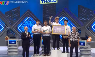 Nam sinh Hải Phòng giành vòng nguyệt quế Tháng Đường Lên Đỉnh Olympia 24