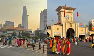 Tình hình chụp ảnh đón Tết của hội "em xinh": 1 mét vuông có đến 10 chiếc áo dài