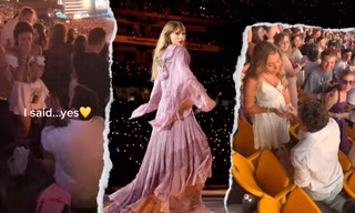 Những màn cầu hôn bất ngờ tại concert Taylor Swift: Nữ chính rơi nước mắt, Swifties hạnh phúc lây