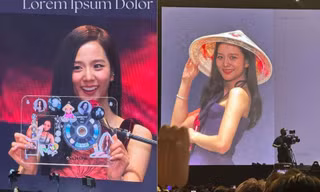 Jisoo BLACKPINK đội nón lá, khen fan Việt “đỉnh của chóp” trong fan meeting kết tour châu Á 