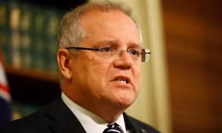 Thủ tướng Úc Scott Morrison. (Ảnh: Getty Images)