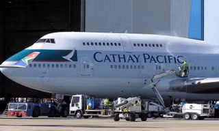 Một máy bay của hãng hàng không Cathay Pacific. Ảnh: StraitsTimes