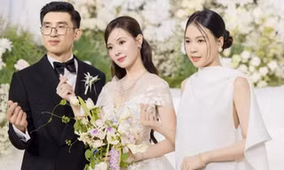 Hôn lễ đẹp như phim ngôn tình của Midu vô tình khiến đồng nghiệp gặp khó