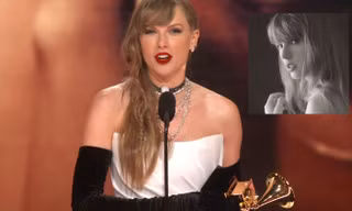 Taylor Swift công bố album mới tại Grammys: "Tất cả đều công bằng trong tình yêu và thơ ca"