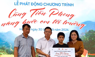 Cùng Tiền Phong nâng bước em tới trường: Chia sẻ mất mát, nhân hi vọng 