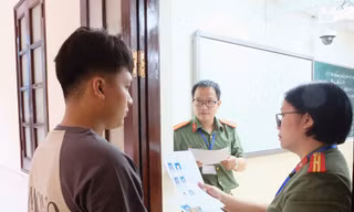 Đình chỉ 1 thí sinh vi phạm quy chế trong Kỳ thi đánh giá của Bộ Công an năm 2023