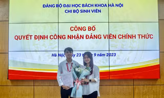 Đảng viên trẻ ĐH Bách khoa Hà Nội say mê học tập, hoạt động Đoàn - Hội