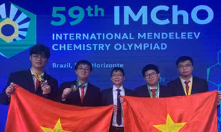 Cả 4/4 học sinh Việt Nam giành huy chương tại "kỳ thi Hóa học khó nhất hành tinh"