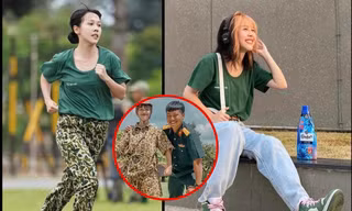 Hậu Hoàng hồi tưởng về ngày nhập ngũ, dân mạng thích thú với phản ứng của Mũi trưởng Long