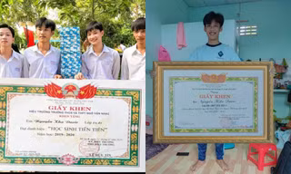 Nam sinh sở hữu tấm bằng khen "khổng lồ", nhưng cái tên mới khiến dân mạng chú ý hơn cả