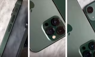 Video iPhone 13 series màu xanh lá đầu tiên ngoài thực tế: Có nuột như bản thiết kế?