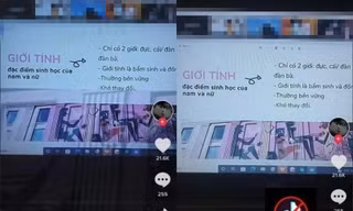 Nữ sinh lên TikTok "tố" giáo viên Sinh học dạy sai kiến thức, dân mạng "phản pháo" cực gắt
