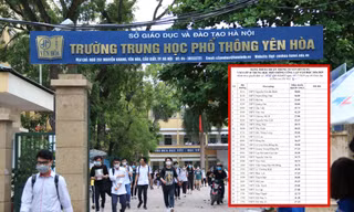 Hà Nội: 62 trường chuyên và công lập hạ điểm chuẩn lớp 10, có cả THPT Yên Hòa