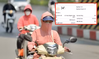 Hà Nội ngày mai 34 độ C trước khi đợt gió mùa về, sang tuần lại giảm tới 15 độ