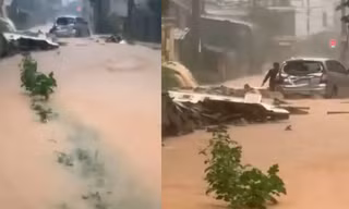 Diễn biến mưa lớn tại miền Trung: Tường rào đổ sập khiến nữ sinh lớp 12 bị thương