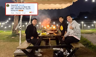 Đoàn Văn Hậu hội ngộ cùng anh em thân thiết, bình luận của mẹ nuôi Quang Hải hút sự chú ý