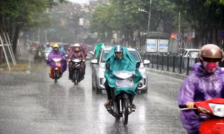 Không khí lạnh cuối mùa tràn về khu vực miền Bắc gây mưa dông, nhiệt độ giảm thế nào?