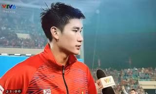 Giành HCV SEA Games 31, Nhâm Mạnh Dũng chia sẻ: "Tôi quá sung sướng khi ghi bàn vào lưới Thái Lan"