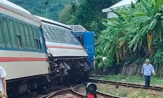 Tàu hỏa qua Thừa Thiên-Huế liên tiếp xảy ra sự cố trật bánh, Sở GTVT lên tiếng