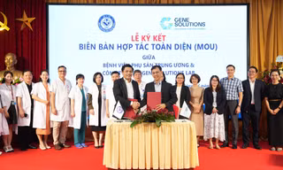 Lễ ký kết hợp tác toàn diện giữa Công ty TNHH Gene Solutions Lab và Bệnh viện Phụ sản Trung Ương