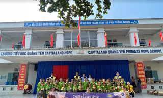 CapitaLand Development hỗ trợ dinh dưỡng học đường, nâng cấp công trình vệ sinh 