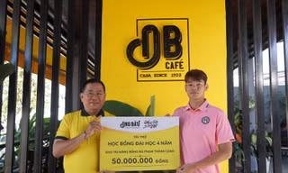 Quỹ phát triển tài năng Việt hỗ trợ học bổng 4 năm đại học cho hai tài năng thể thao Việt Nam